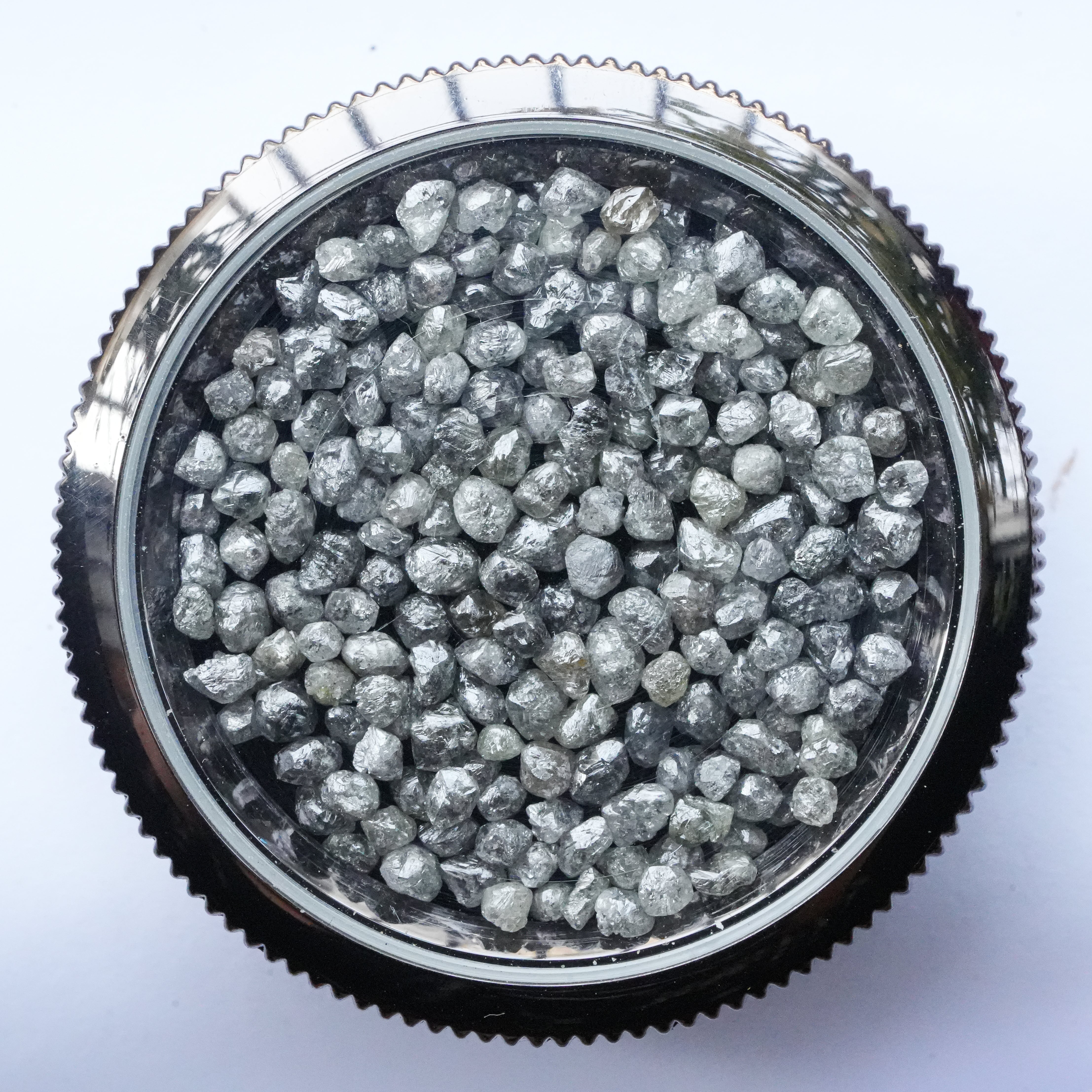 8PCS 1.00 C.T.W Natural Gray Diamond, Raw Diamond Jewellery, Fancy Rough Diamond, Loose Diamonds, Uncut Diamond, African Diamonds
