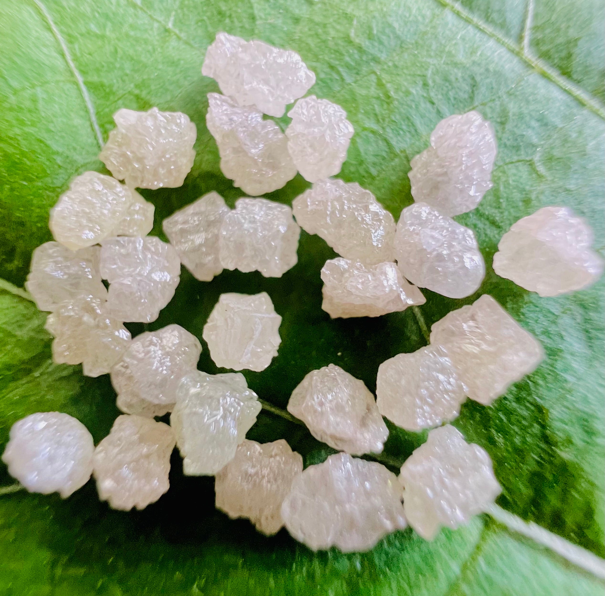 Natural White Silver Raw Diamonds / Uncut Loose Diamonds / 3-4 MM Conflict Free Diamonds / Ethically Sourced Premium Diamond / Real Gems