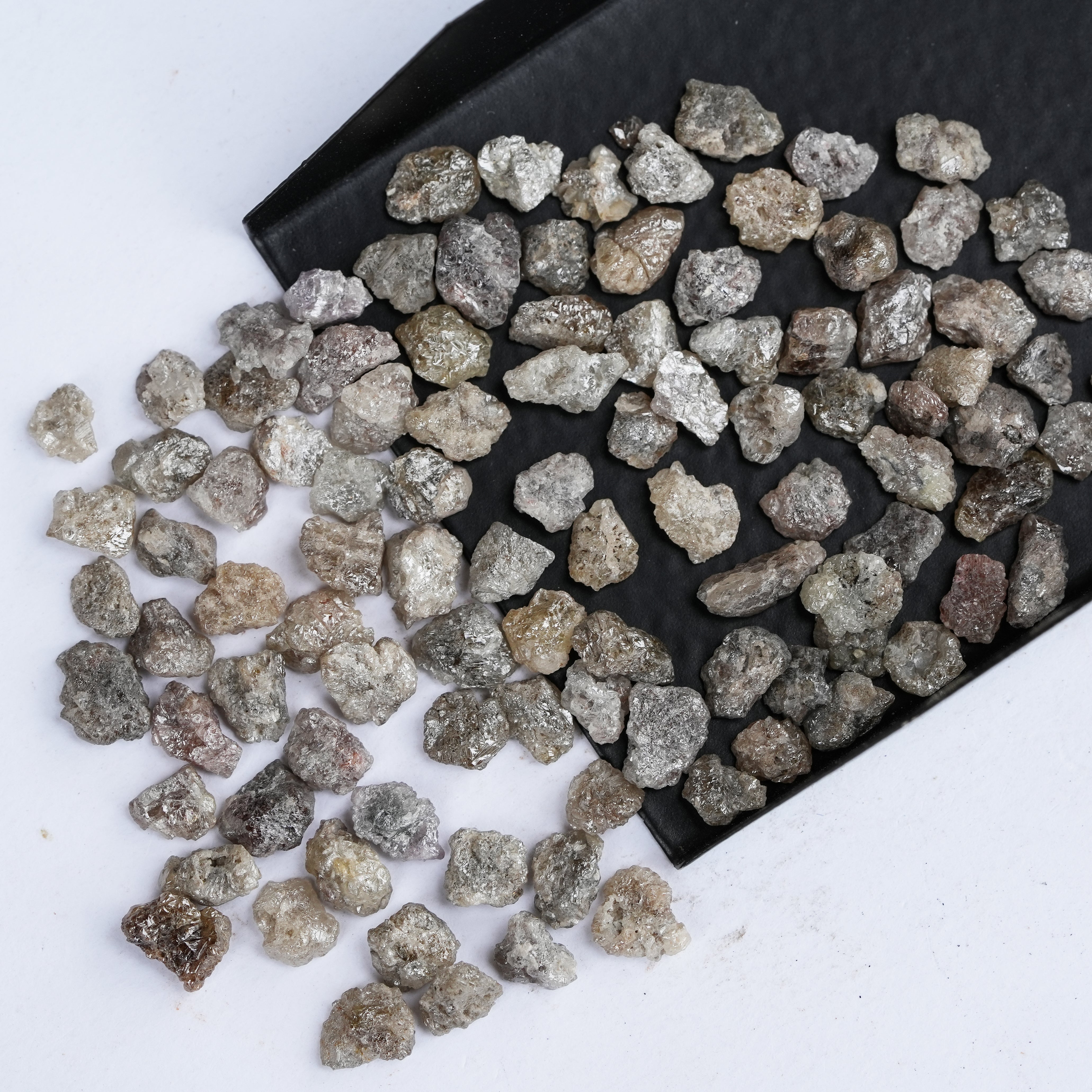 Pink Red Raw Diamond, Natural Diamond, Pink Loose Diamonds, 1.00 CTW 2 PCS 5-8MM, For Pink Diamond, Gemstone Solitaire, Diamond Jewelry