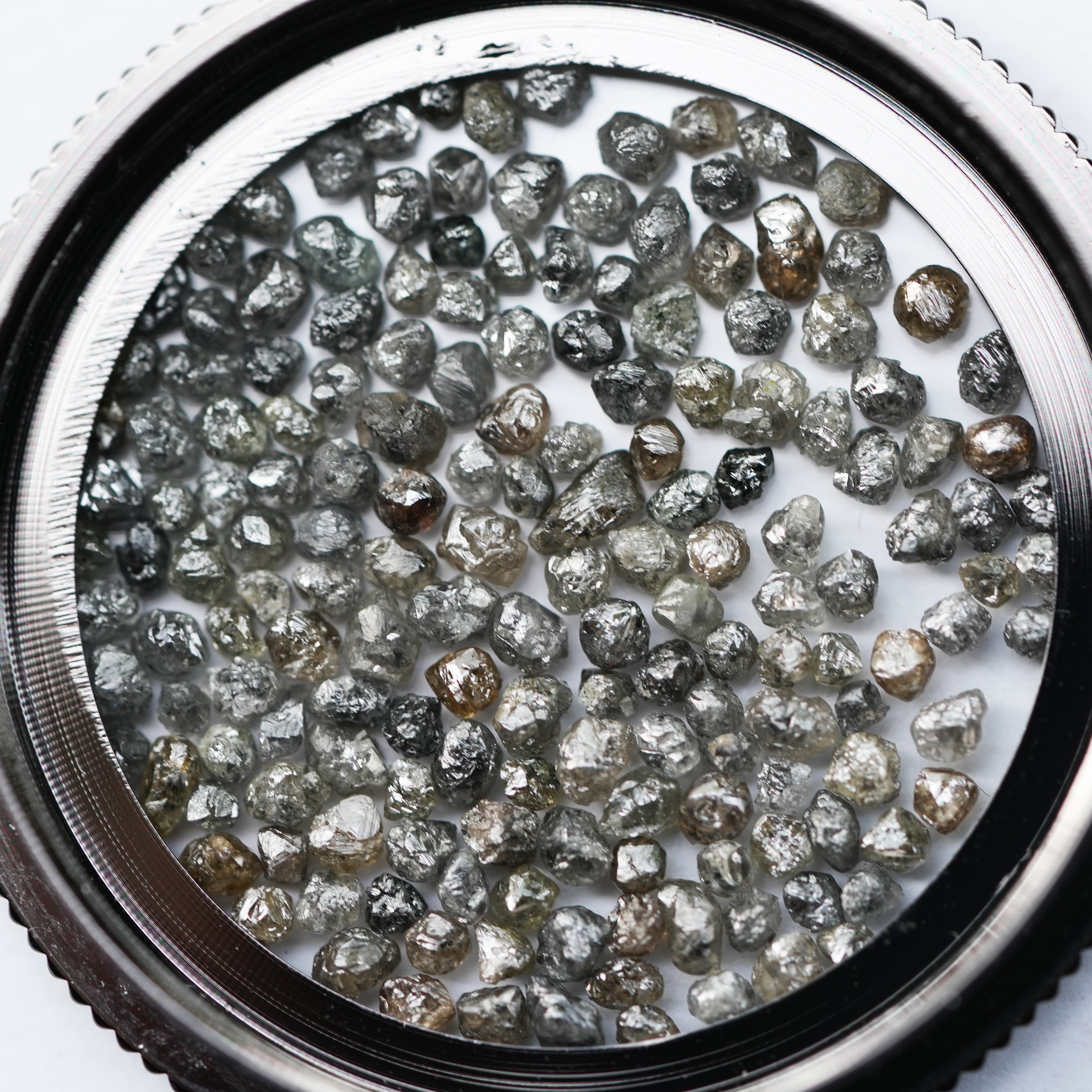 13 PCS 1.00 C.T.W Natural Gray Diamond, Raw Diamond, Rough Diamond, Loose Diamonds, Uncut Diamond, Raw Gemstone, African Diamonds