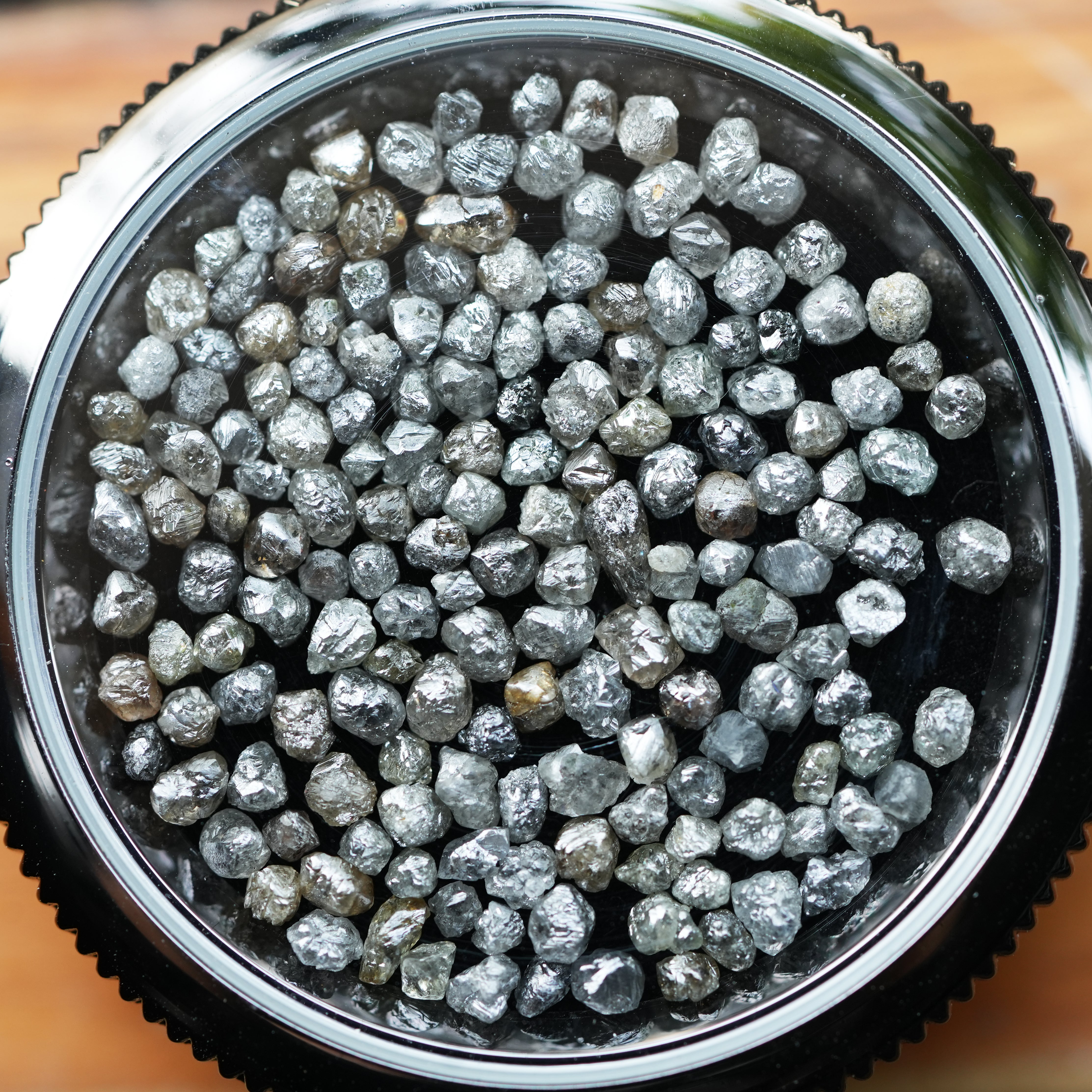 13 PCS 1.00 C.T.W Natural Gray Diamond, Raw Diamond, Rough Diamond, Loose Diamonds, Uncut Diamond, Raw Gemstone, African Diamonds