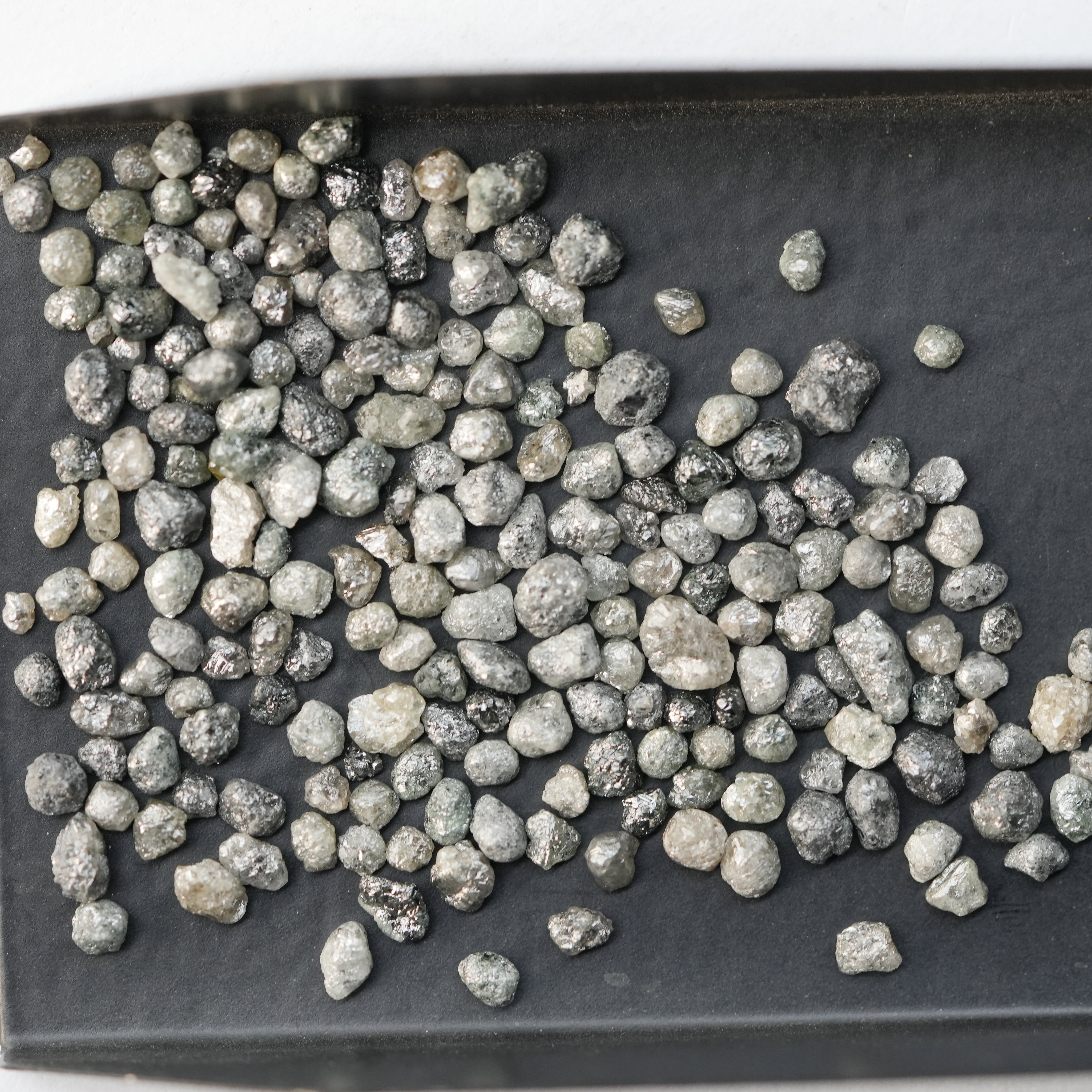 3 PCS 1.00 C.T.W Natural Gray Diamond, Raw Diamond Jewellery, Fancy Rough Diamond, Loose Diamonds, Uncut Diamond, African Diamonds