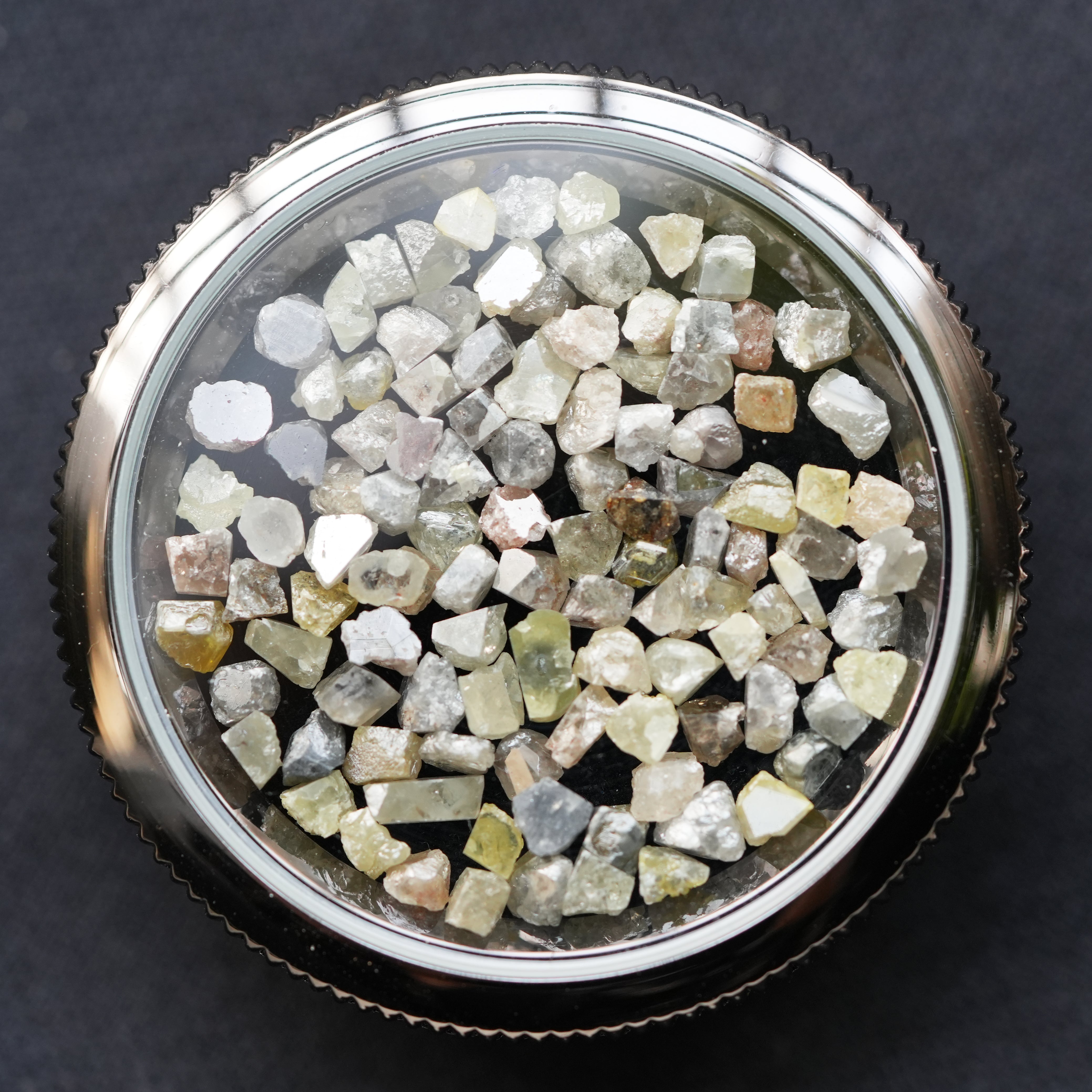 6 PCS 1.00 C.T.W Natural Gray Yellow Mix Diamond, Raw Diamond, Rough Diamond, Loose Diamonds, Uncut Diamond, Raw Gemstone, African Diamonds