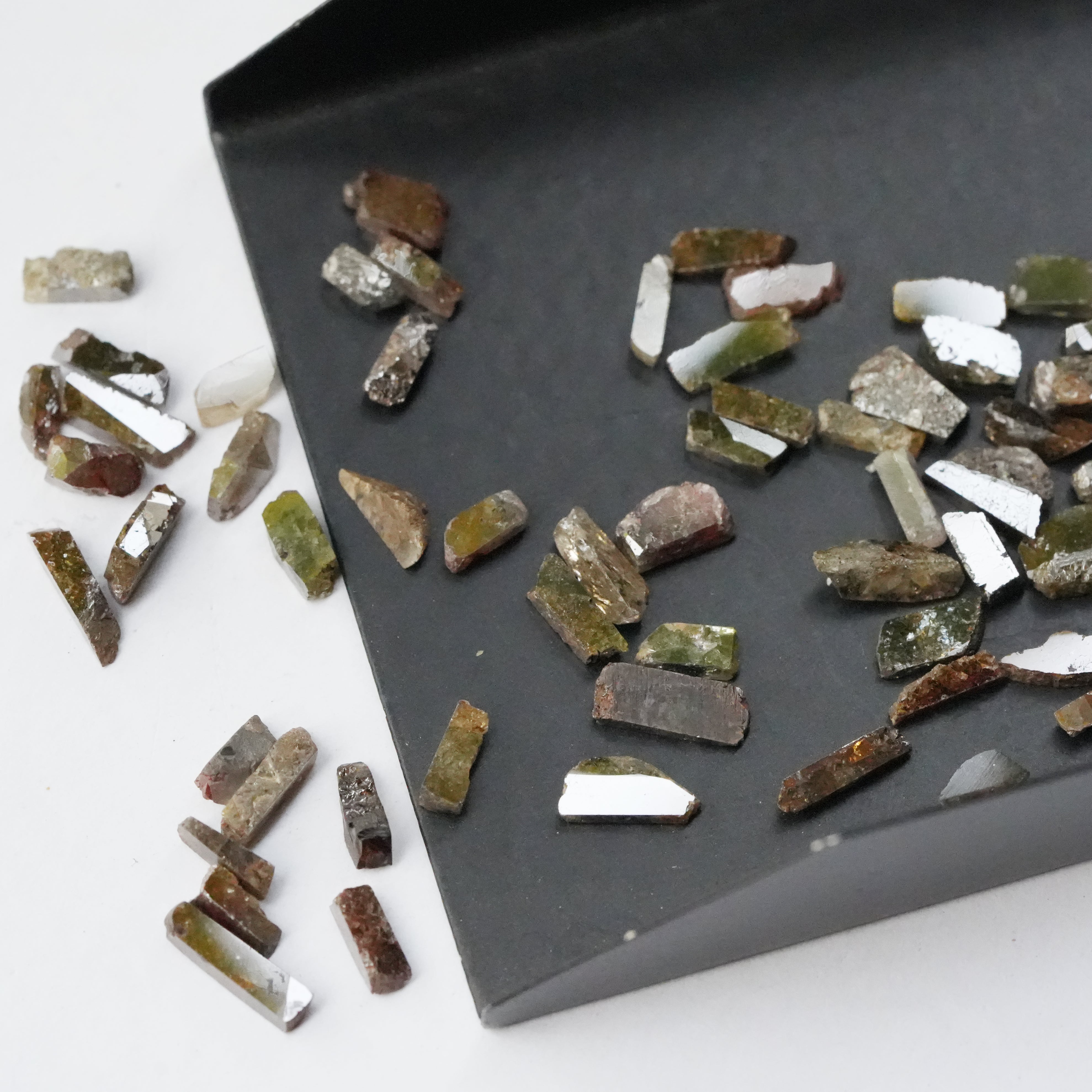 Chocolate Brown Slice 1.00Carat Loose Diamond, 4Pcs Raw Diamond, Brown Loose Diamond, Natural Rough Diamond, Solitaire Gemstone For Jewelry