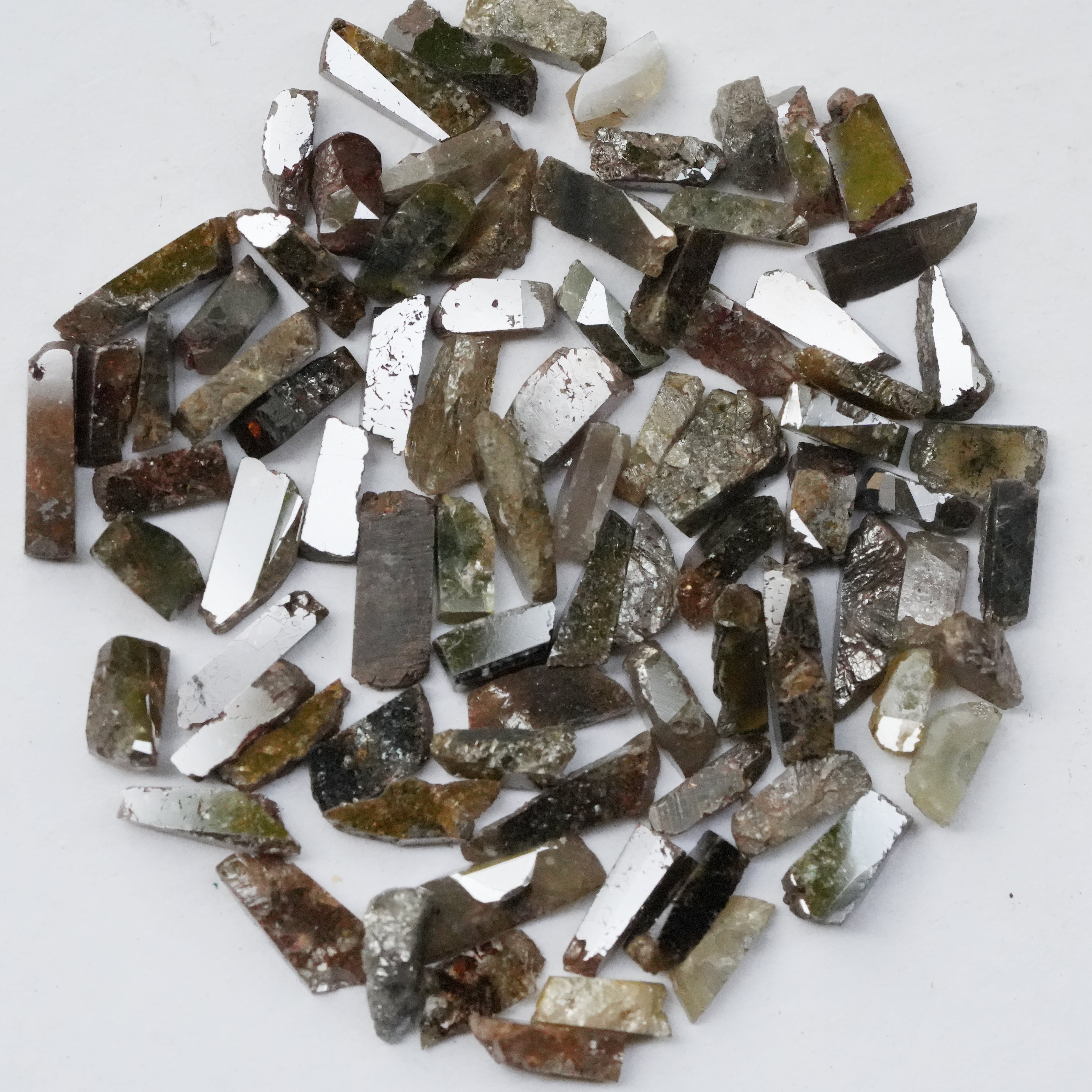 Chocolate Brown Slice 1.00Carat Loose Diamond, 4Pcs Raw Diamond, Brown Loose Diamond, Natural Rough Diamond, Solitaire Gemstone For Jewelry