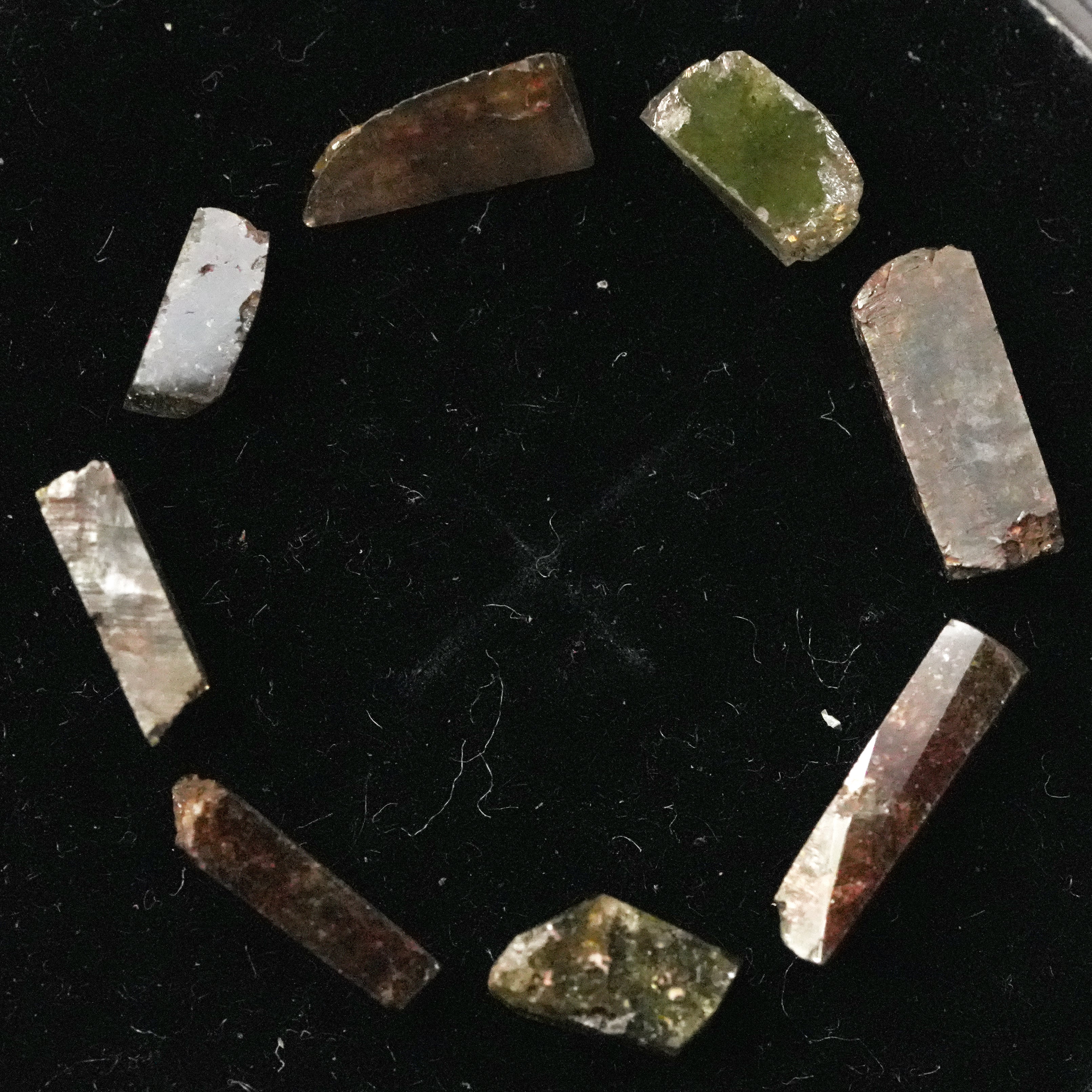 Chocolate Brown Slice 1.00Carat Loose Diamond, 4Pcs Raw Diamond, Brown Loose Diamond, Natural Rough Diamond, Solitaire Gemstone For Jewelry