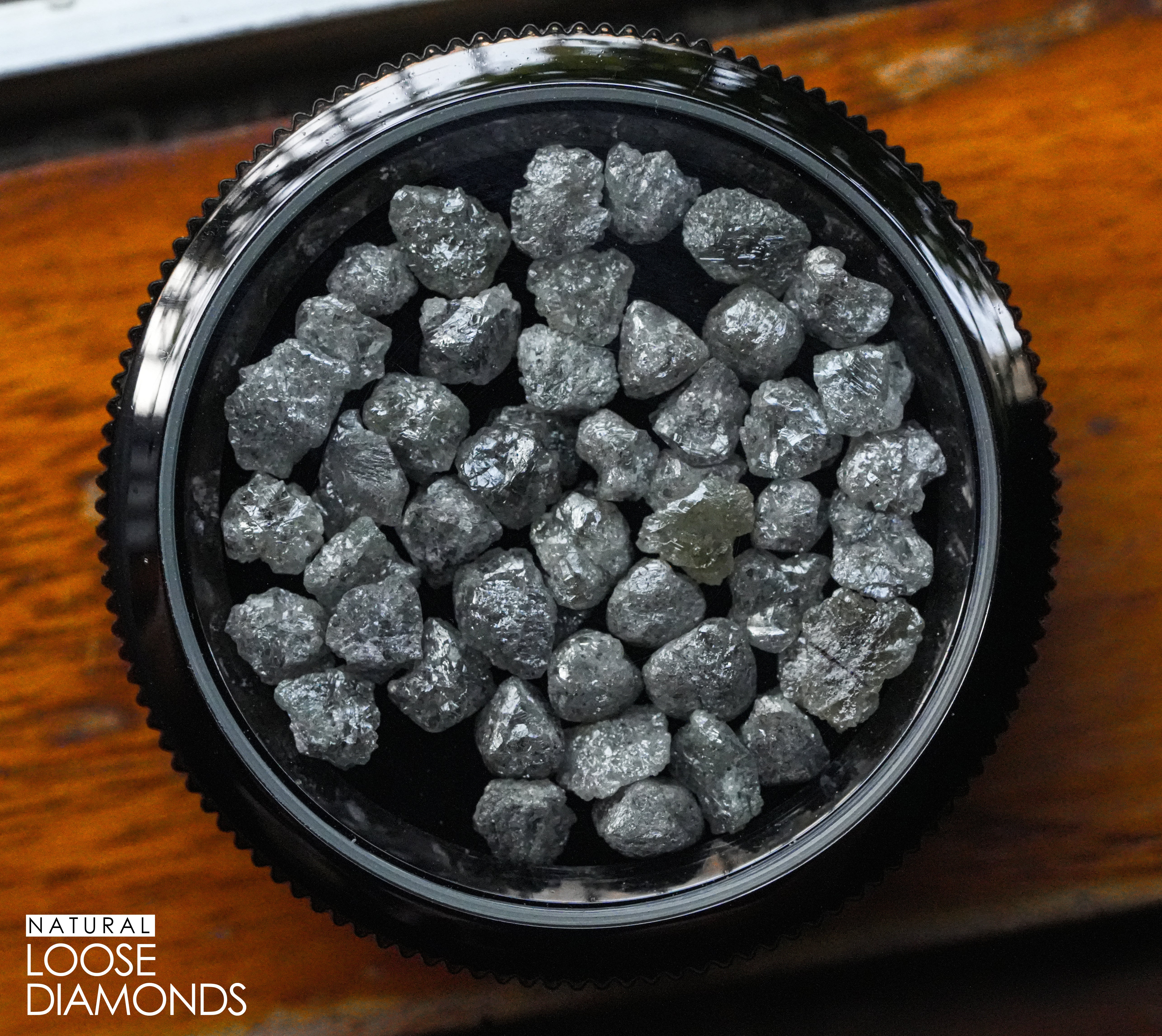 3 PCS 1.00 C.T.W Natural Gray Diamond, Raw Diamond Jewellery, Fancy Rough Diamond, Loose Diamonds, Uncut Diamond, African Diamonds