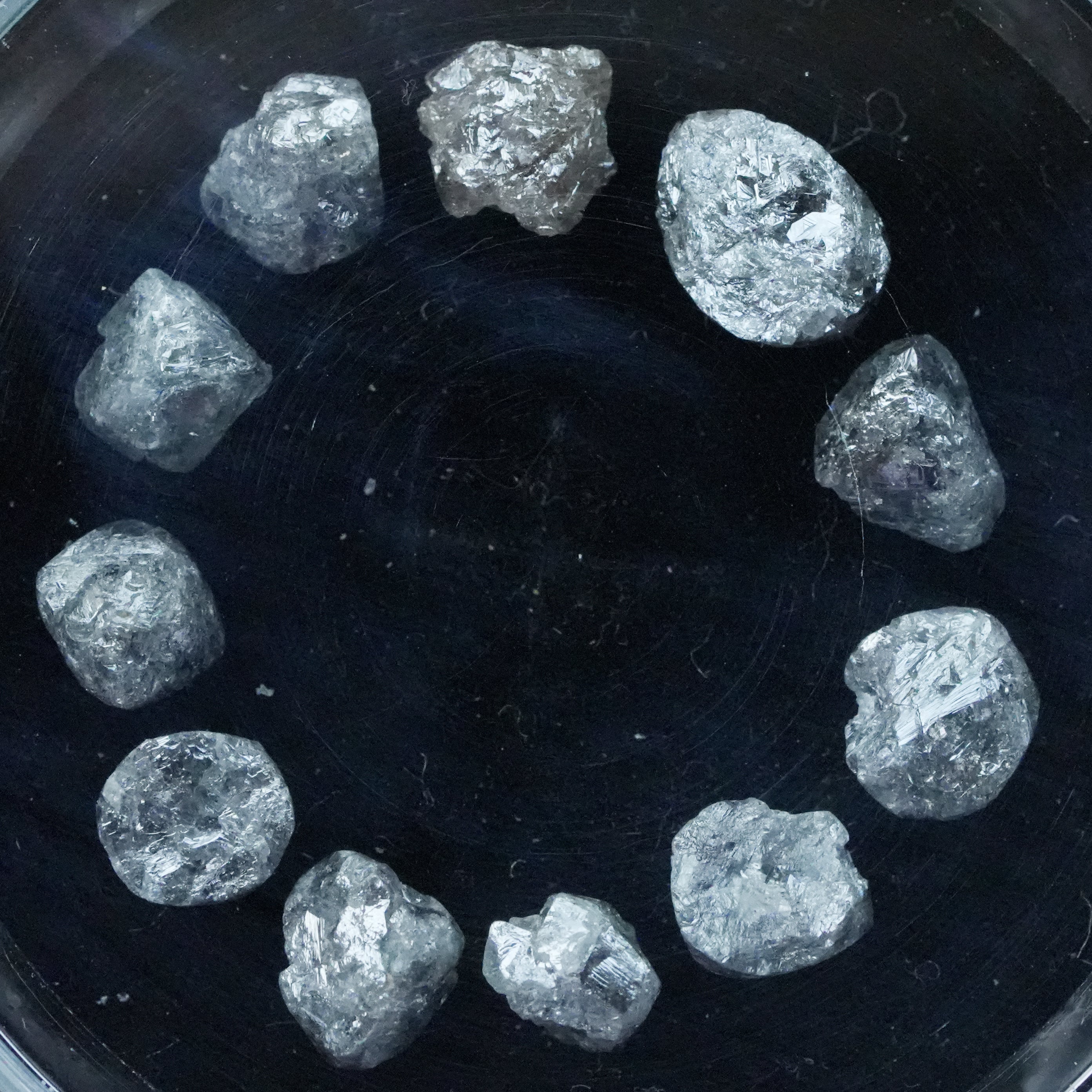 2 PCS 1.00 C.T.W Natural Gray Diamond, Raw Diamond Jewellery, Fancy Rough Diamond, Loose Diamonds, Uncut Diamond, African Diamonds