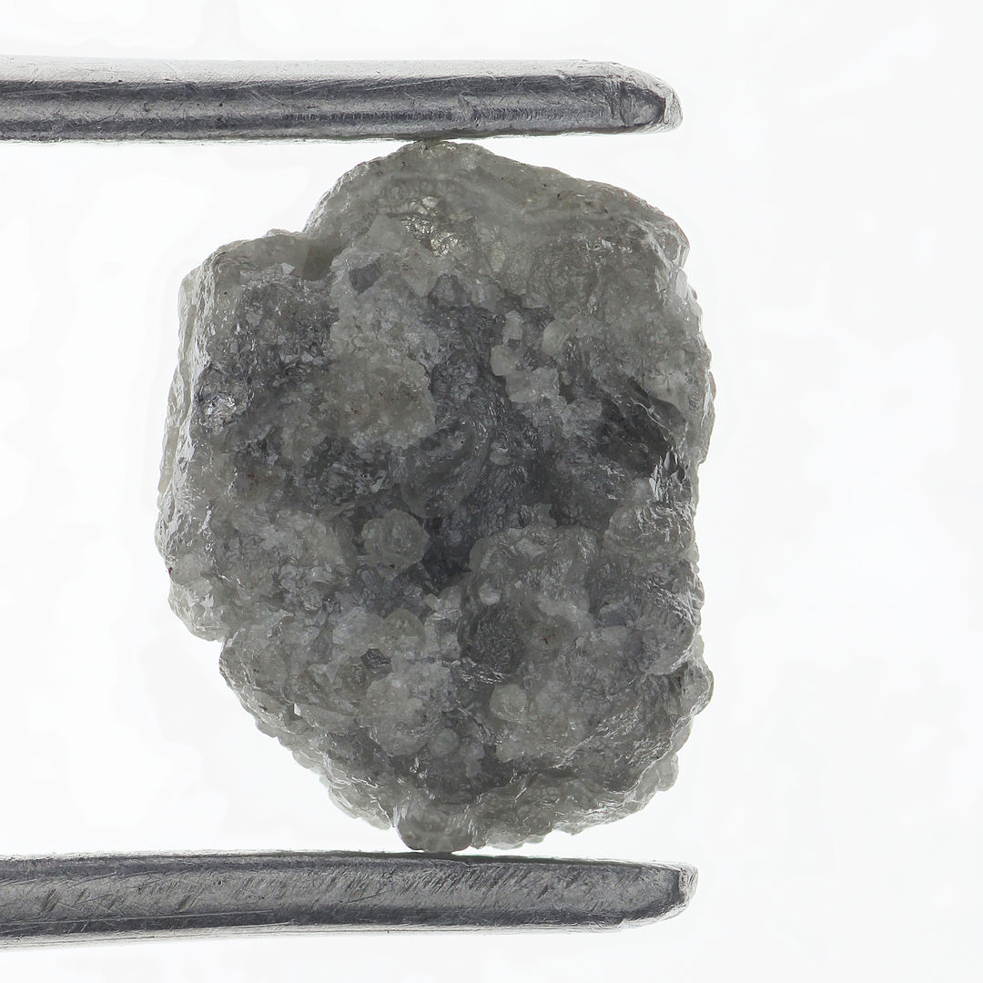3.11 CaratNatural Loose Rough Unique Diamond Fancy Grayish Color Raw Diamond