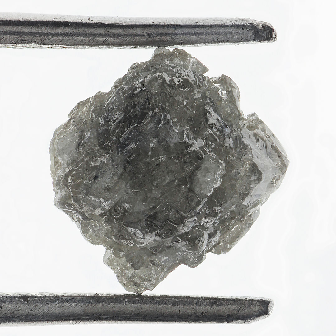 3.55 Carat Out Standing Grayish Color Natural Loose Rare Rough Mine Diamond